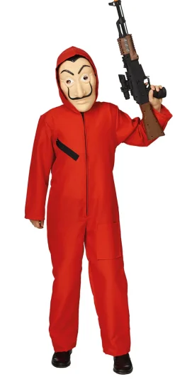 New Déguisement Salopette La Casa De Papel - Taille 40 Déguisements Adultes