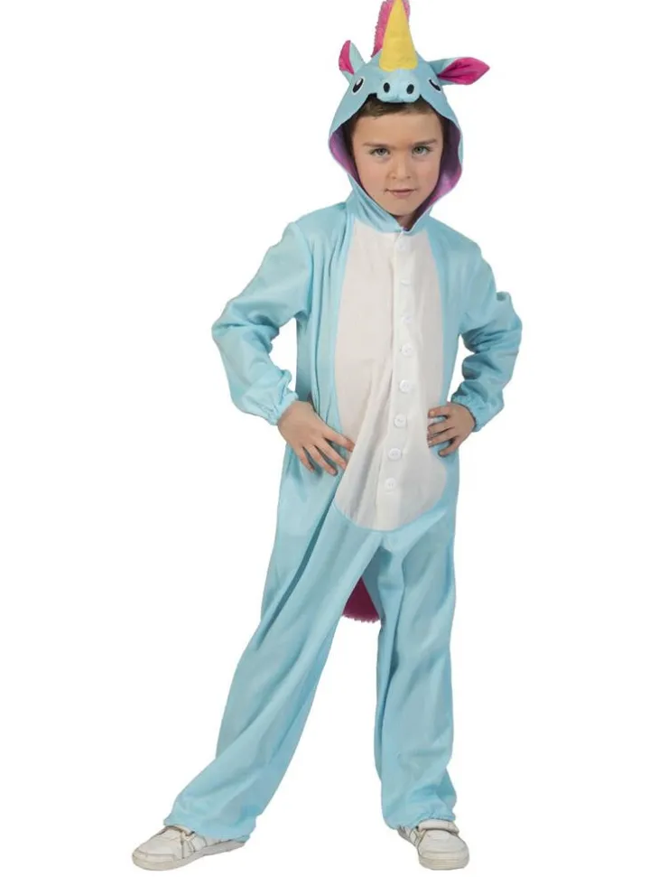 Best Déguisement Unicorn Blue Berry Onesie - Taille 116 Enfant Déguisements Enfants