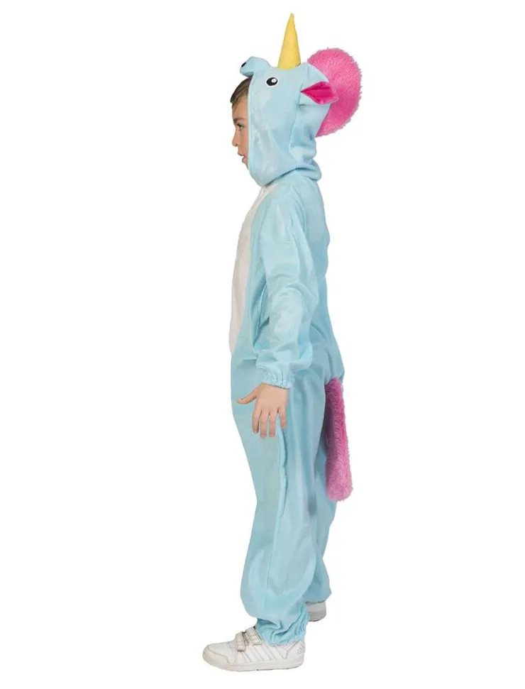 Best Déguisement Unicorn Blue Berry Onesie - Taille 116 Enfant Déguisements Enfants