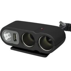 Sale Double prise USB + lumière 12 V Accessoires