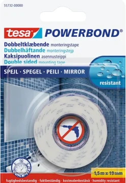 Outlet Double-face de montage miroirs 1,5 m x 19 mm Rubans Adhésif