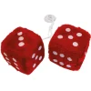 Clearance Dés de peluche rouge Accessoires