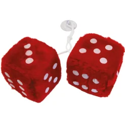 Clearance Dés de peluche rouge Accessoires