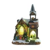 Eglise avec lumière et musique Statues, Figurines Et Maisons