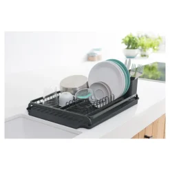 Hot Egouttoir dark grey Rangement De La Cuisine