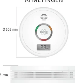 Sale PRO PK4910 Design Détecteur de monoxyde de carbone avec batterie de 10 ans Détecteurs Et Appareils De Mesure