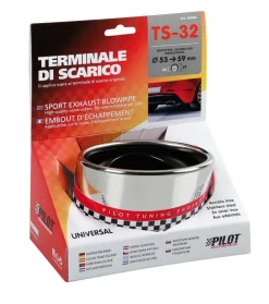 Outlet Embout D' Échappement TS-32 Accessoires Voiture