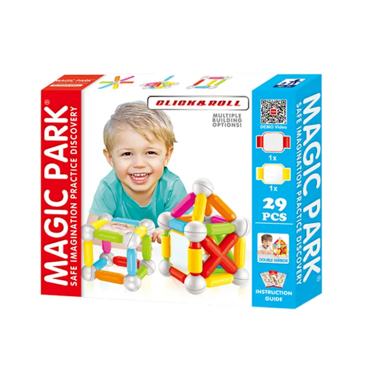 Sale Ensemble blocs magnétiques 29 pièces Jeux De Construction