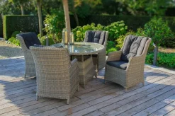 Sale Ensemble de jardin Suzanne en imitation osier Ensembles De Jardin|Meubles De Jardin