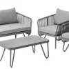 Outlet Ensemble lounge Julie - Aluminium Ensembles De Jardin|Salons De Jardin