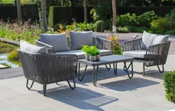 Outlet Ensemble lounge Julie - Aluminium Ensembles De Jardin|Salons De Jardin
