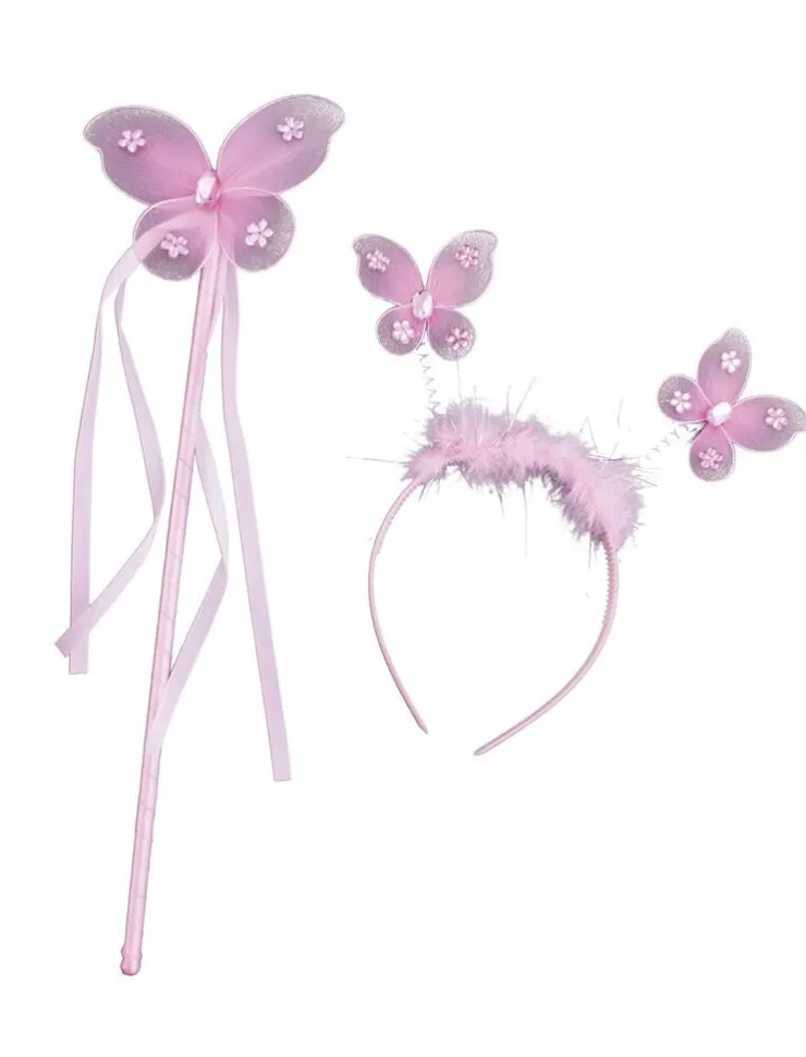 Sale Ensemble papillon diadème + bâton - 4 couleurs différentes Accessoires