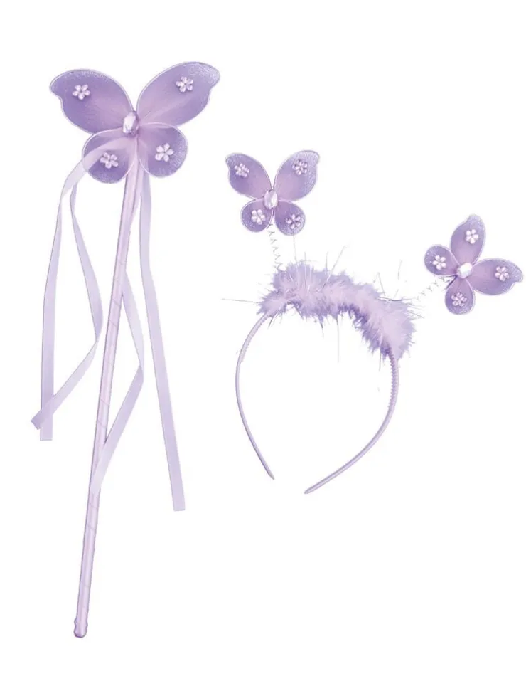 Sale Ensemble papillon diadème + bâton - 4 couleurs différentes Accessoires