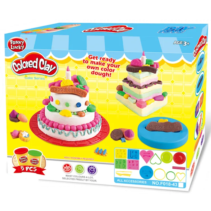 Hot Ensemble pâte à modeler gateau anniversaire Modeler