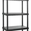 Online Etagère plastique noir 188x80x40 cm Établis Et Systèmes De Rangement