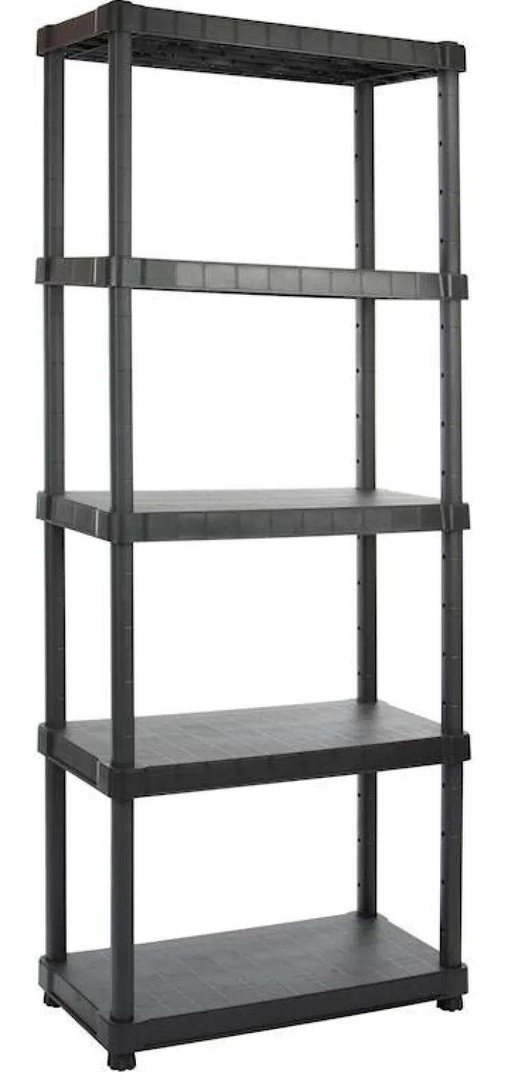 Online Etagère plastique noir 188x80x40 cm Établis Et Systèmes De Rangement