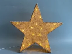 Outlet Etoile blanc chaud LED 30 cm Statues, Figurines Et Maisons