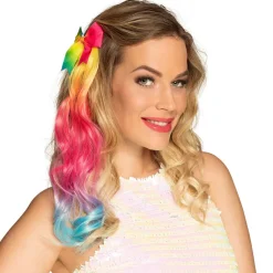 Clearance Extension de Cheveux Arc-en-ciel Chapeaux Et Perruques