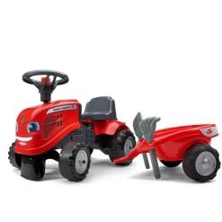 tracteur marchant Massey Ferguson avec remorque Vélo Et Conduite