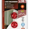 Discount Feu de LED 24V rouge - 2 Pièces Éclairage
