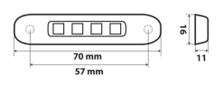 New Feu D'encombrement 12/24V Vert Éclairage