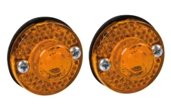 Outlet Feux de LED 24v Ambre - 2 Pièces Éclairage