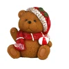 Clearance Figurine ours Noël avec boule et lumière LED 29cm Statues, Figurines Et Maisons