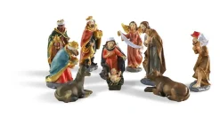 Hot Figurines de Noël Retro Statues, Figurines Et Maisons