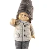 Discount Fille avec grand bonnet 25x73 cm Statues, Figurines Et Maisons