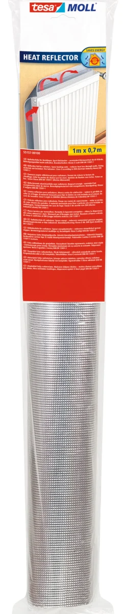 Hot Film isolant réflecteur de chaleur pour radiateur 100x70 cm Rubans Adhésif