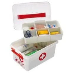 Outlet First aid boîte de rangement 6 L Boîtes En Plastique