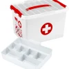 Hot First aid boîte de rangement 22 L Boîtes En Plastique
