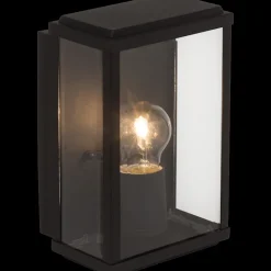 Sale Gaia mur noir IP44 E27 60W Éclairage Extérieur|Appliques Extérieur