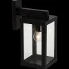 Online Gaia mur noir IP44 E27 60W Éclairage Extérieur|Appliques Extérieur