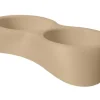 Sale Gamelle double Nuvola brun 20 x 35 x 6 cm Gamelles|Gamelles