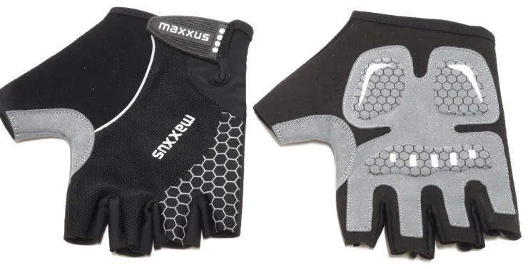New Gants noirs Gel - L Accessoires Vélo