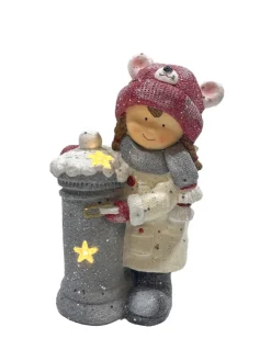 Hot Garçon hiver Timo 43 cm Statues, Figurines Et Maisons