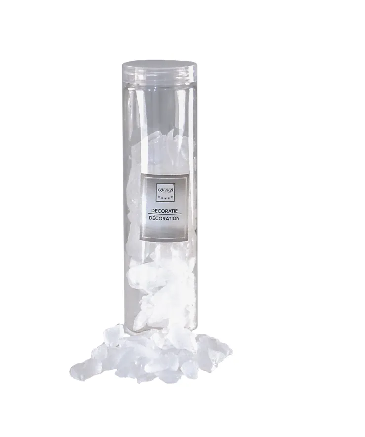 Glass Chunks 500Ml Wit Accessoires Décoratifs
