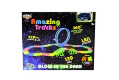 Outlet Glow in the dark circuit 139 pièces Véhicules