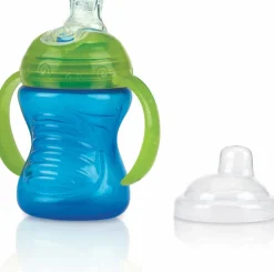 Sale Gobelet anti-goutte Swirl - Bleu - 240ml - 6m+ Ustensiles De Repas