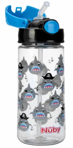 Clearance Gobelet avec paille Tritan 540ml bleu Ustensiles De Repas