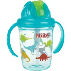 New Gobelet Flip-it en Tritan™ avec anses - Aqua - 240ml - 12m+ Ustensiles De Repas