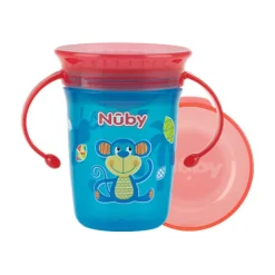Clearance Gobelet magique 360° avec anses - AQUA- 240ml - 6m+ Ustensiles De Repas
