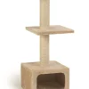 Clearance Grattoir dora beige 38x38x29 cm Dormir Confortablement|Arbre À Chat