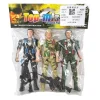 Clearance Guerrier militaire 3 pcs Sets À Jouer Figures Et Animaux