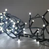 Sale Guirlande lumineuse avec 80 lampes blanc froid LED - 6m Décoration De Sapin|Décoration Lumineuse