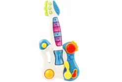 Best Guitare avec lumière et son bleu Jouets Musicaux|Jouets Interactifs