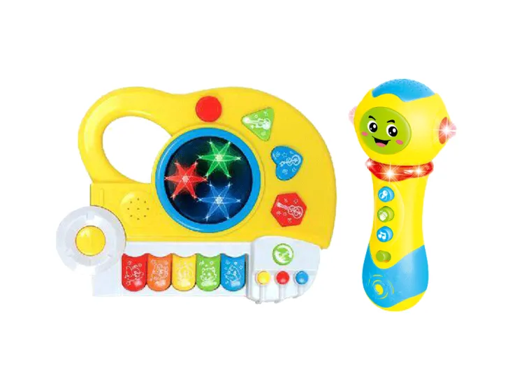 Clearance Guitare avec microphone Jouets Musicaux|Jouets Interactifs