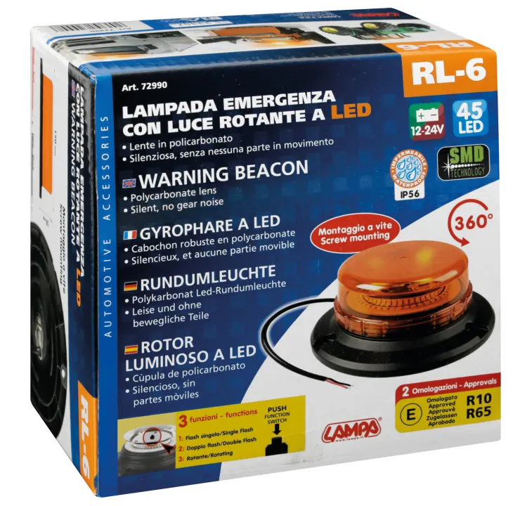 New Gyrophare Led RL-6 Éclairage