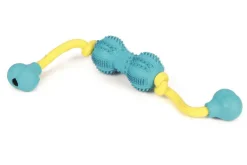 Discount Halter caoutchouc + corde bleu 9 cm Jouets